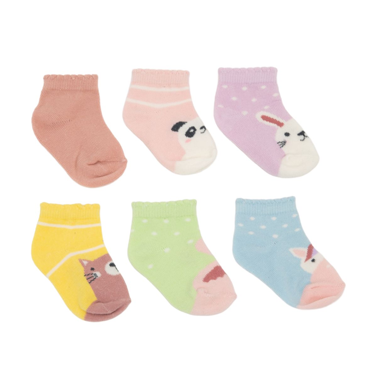 YAMP - Pack de 6 Pares de Calcetines Bebé Yamp