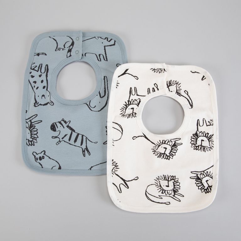 Pack De 2 Baberos Bebé Algodón