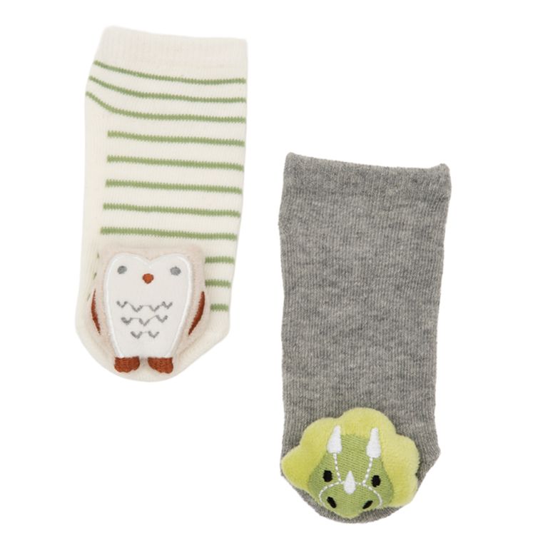 Pack De 2 Calcetines Antideslizantes Unisex Bebé Algodón