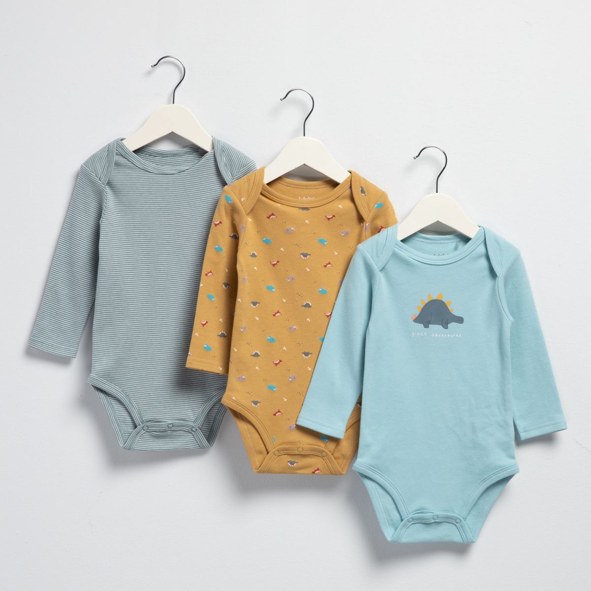 YAMP - Pack De 3 Bodys Bebé Niño Algodón Yamp