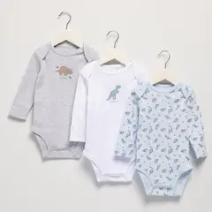 YAMP - Pack De 3 Bodys Bebé Niño Algodón