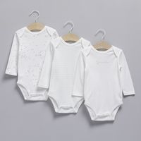 Pack De 3 Bodys Bebé Niño Algodón