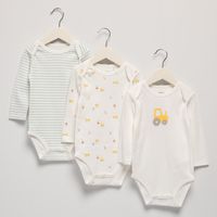 Pack De 3 Bodys Bebé Niño Algodón