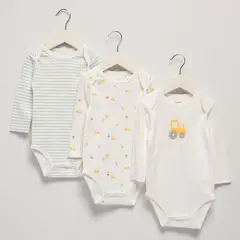 YAMP - Pack De 3 Bodys Bebé Niño Algodón