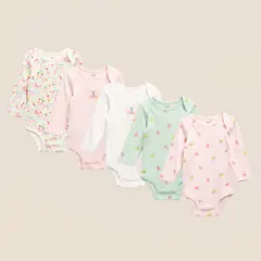 YAMP - Pack De 5 Bodys Bebé Niña Algodón