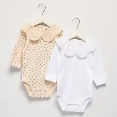 YAMP - Pack De 2 Bodys Bebé Niña Algodón