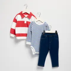 YAMP - Conjunto Polerón Más Body Más Pantalón Bebe