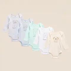 YAMP - Pack De 5 Bodys Bebé Niño Algodón