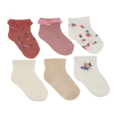 YAMP - Pack de 6 Pares de Calcetines Bebé