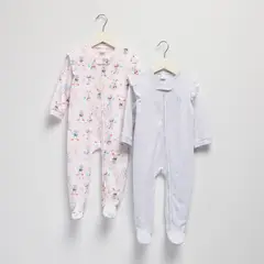 YAMP - Pack De 2 Pijamas De Franela Bebé
