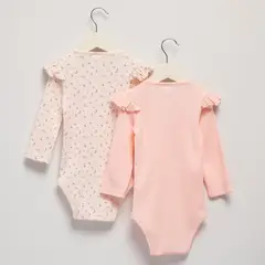 YAMP - Pack De 2 Bodys Bebé Niña Algodón