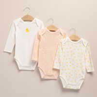 Pack De 3 Bodys Bebé Niña Algodón