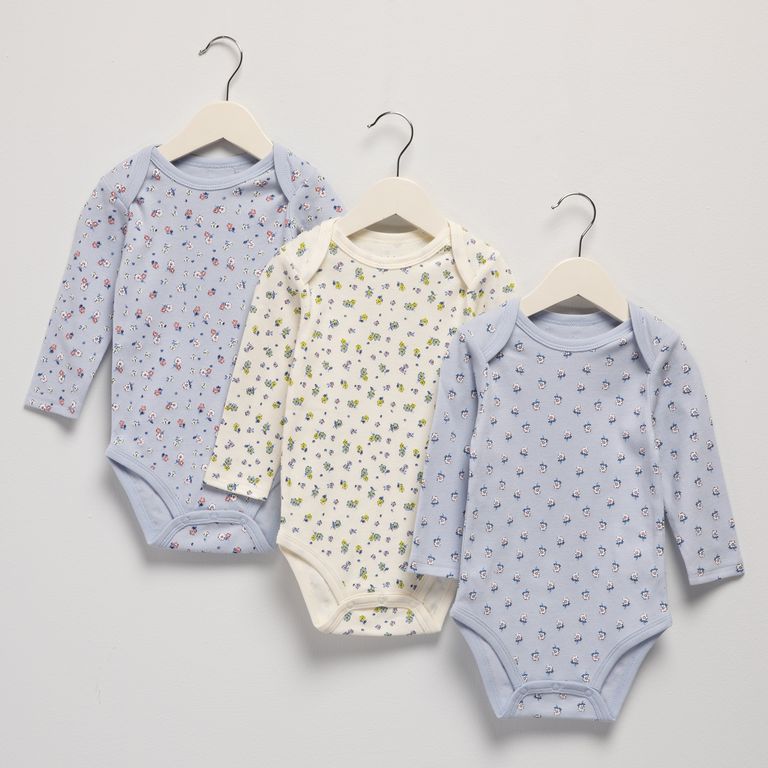 Pack De 3 Bodys Bebé Niña Algodón
