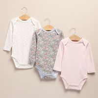 Pack De 3 Bodys Bebé Niña Algodón