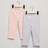 Pack 2 Calzas Algodón Bebé Niña