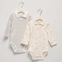 Pack De 2 Bodys Bebé Niño Algodón