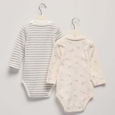 Imagen 2 del producto Pack De 2 Bodys Bebé Niño Algodón