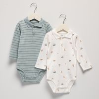 Pack De 2 Bodys Bebé Niño Algodón