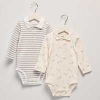 Pack De 2 Bodys Bebé Niño Algodón