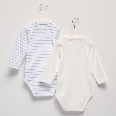 Imagen 2 del producto Pack De 2 Bodys Bebé Niño Algodón