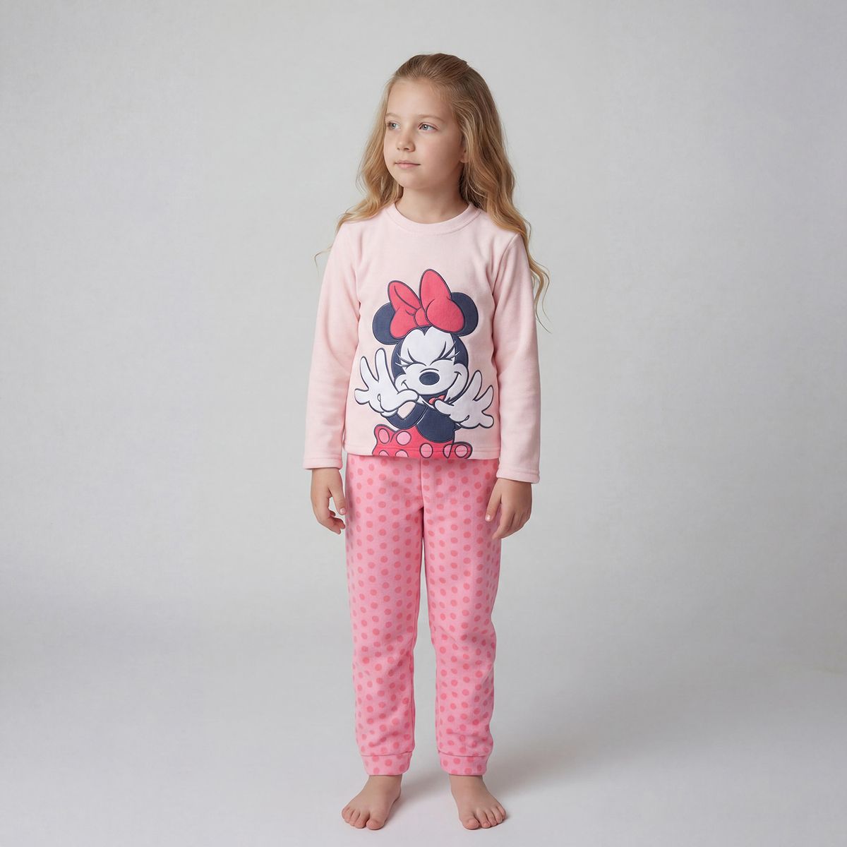 MINNIE - Pijama Niña Polar 2 Piezas Minnie