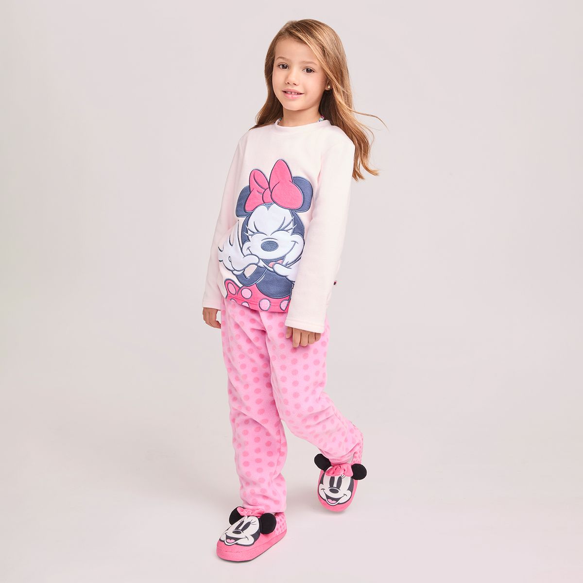 MINNIE - Pijama Niña Polar 2 Piezas Minnie