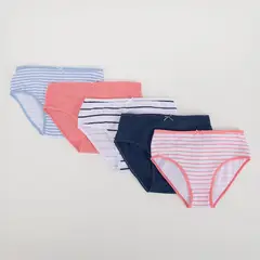 ELEVEN - Pack 5 Calzones Niña Algodón