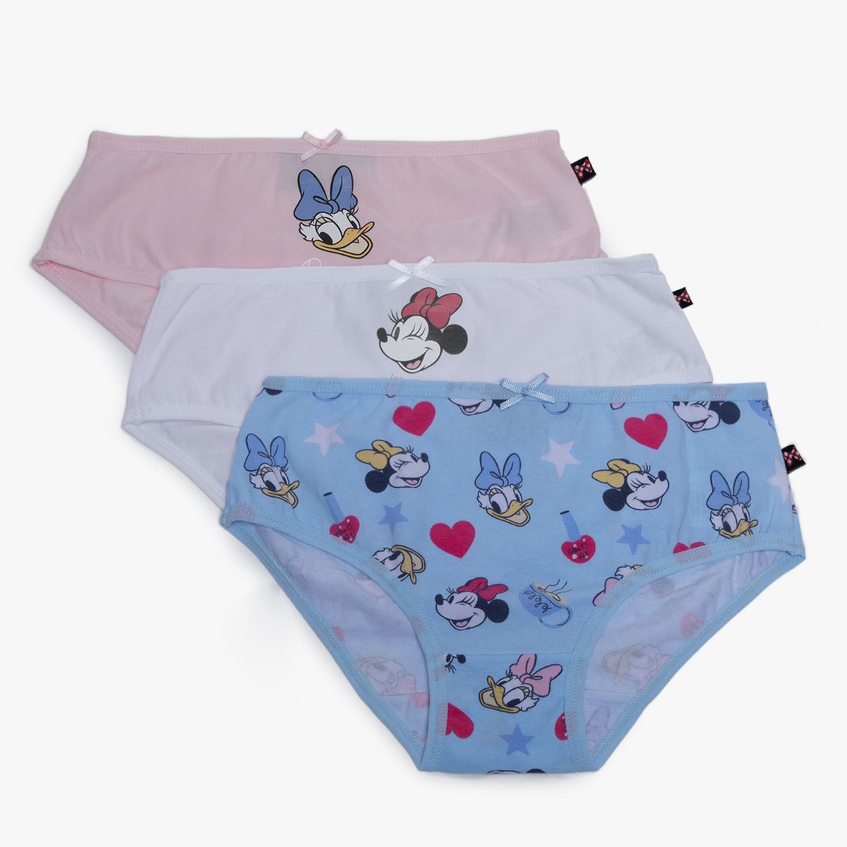 MINNIE - Pack 3 Calzones Algodón Niña Minnie
