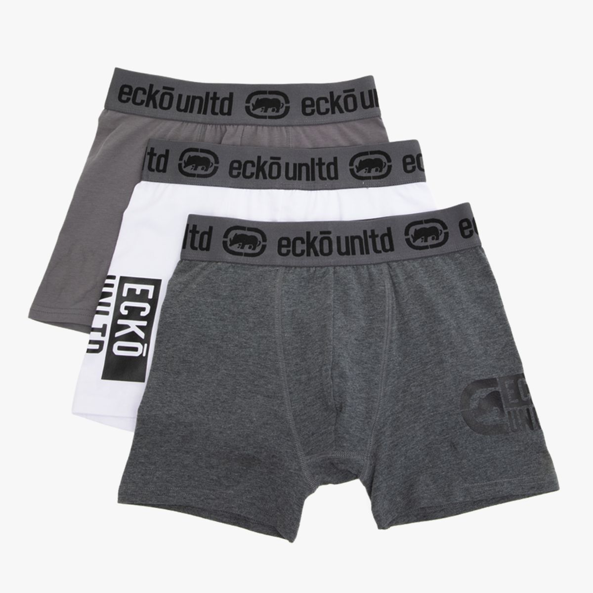 ECKO - Pack 3 Boxer Algodón Niño Ecko