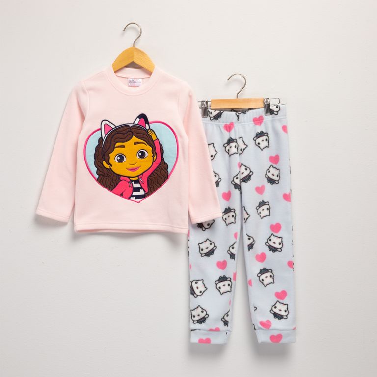 GABBYS DOLLHOUSE Pijama Niña Polar 2 Piezas