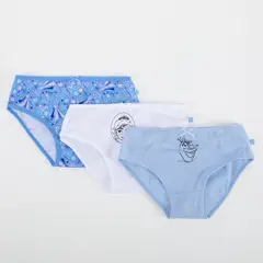 FROZEN - Pack 3 Calzones Algodón Niña