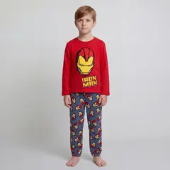 AVENGERS - Pijama Niño Polar 2 Piezas Iron Man