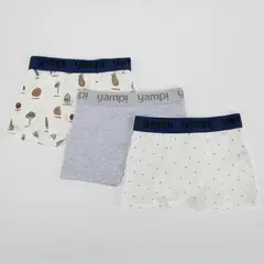YAMP - Pack 3 Boxer Algodón Niño