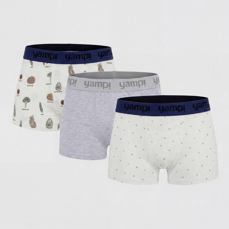 Pack 3 Boxer Algodón Niño