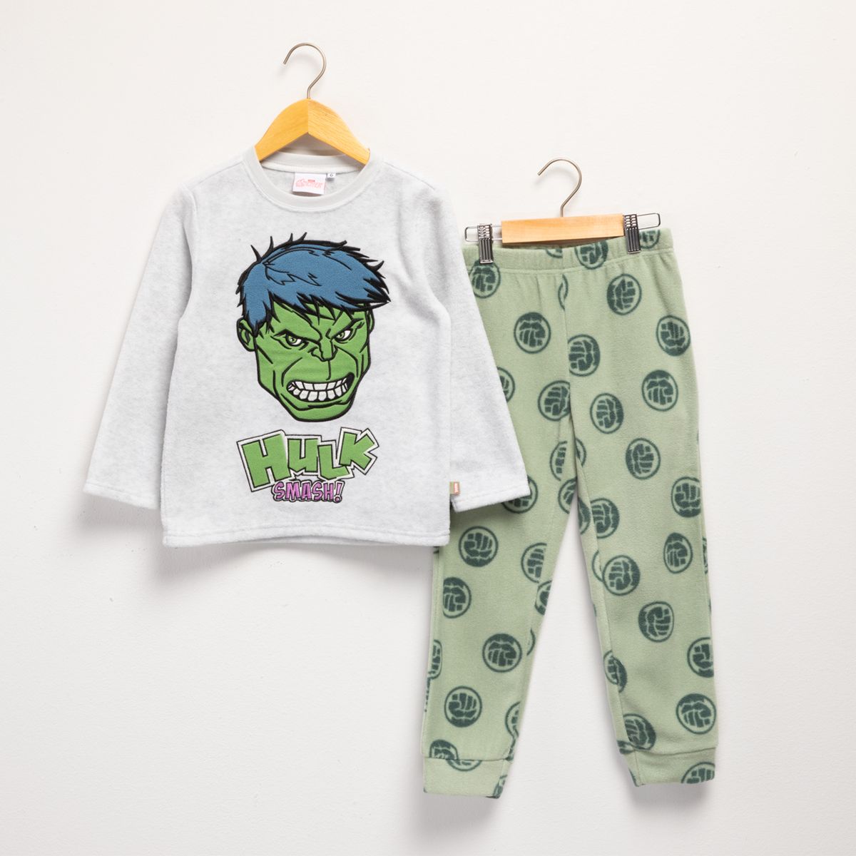 AVENGERS - Pijama Niño Polar 2 Piezas Hulk Avengers