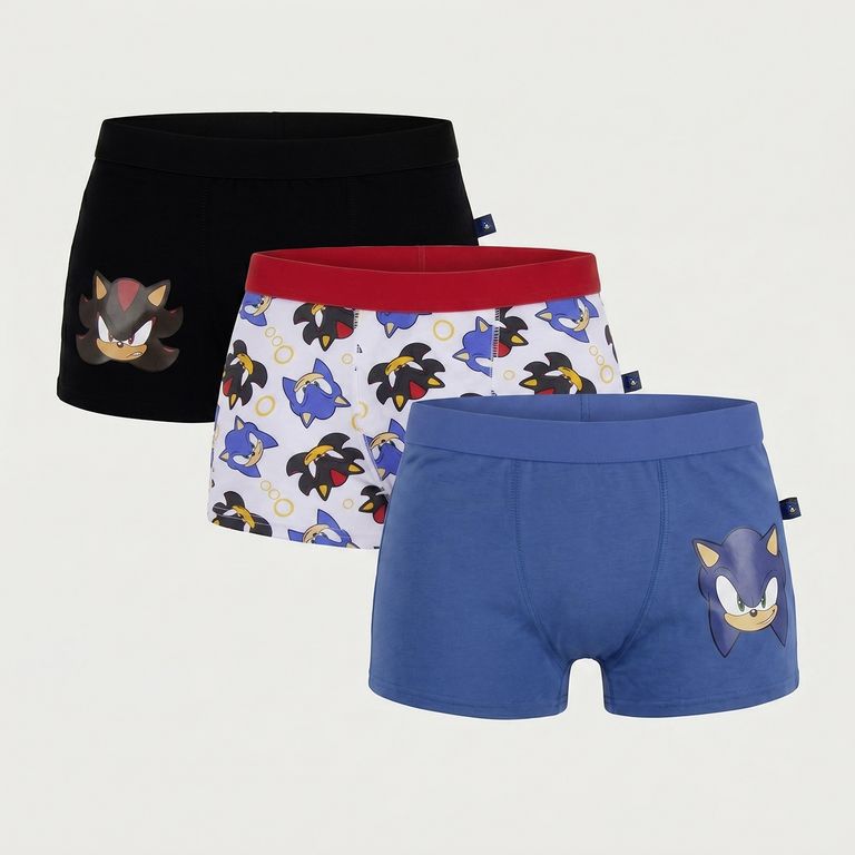 Pack 3 Boxer Algodón Niño
