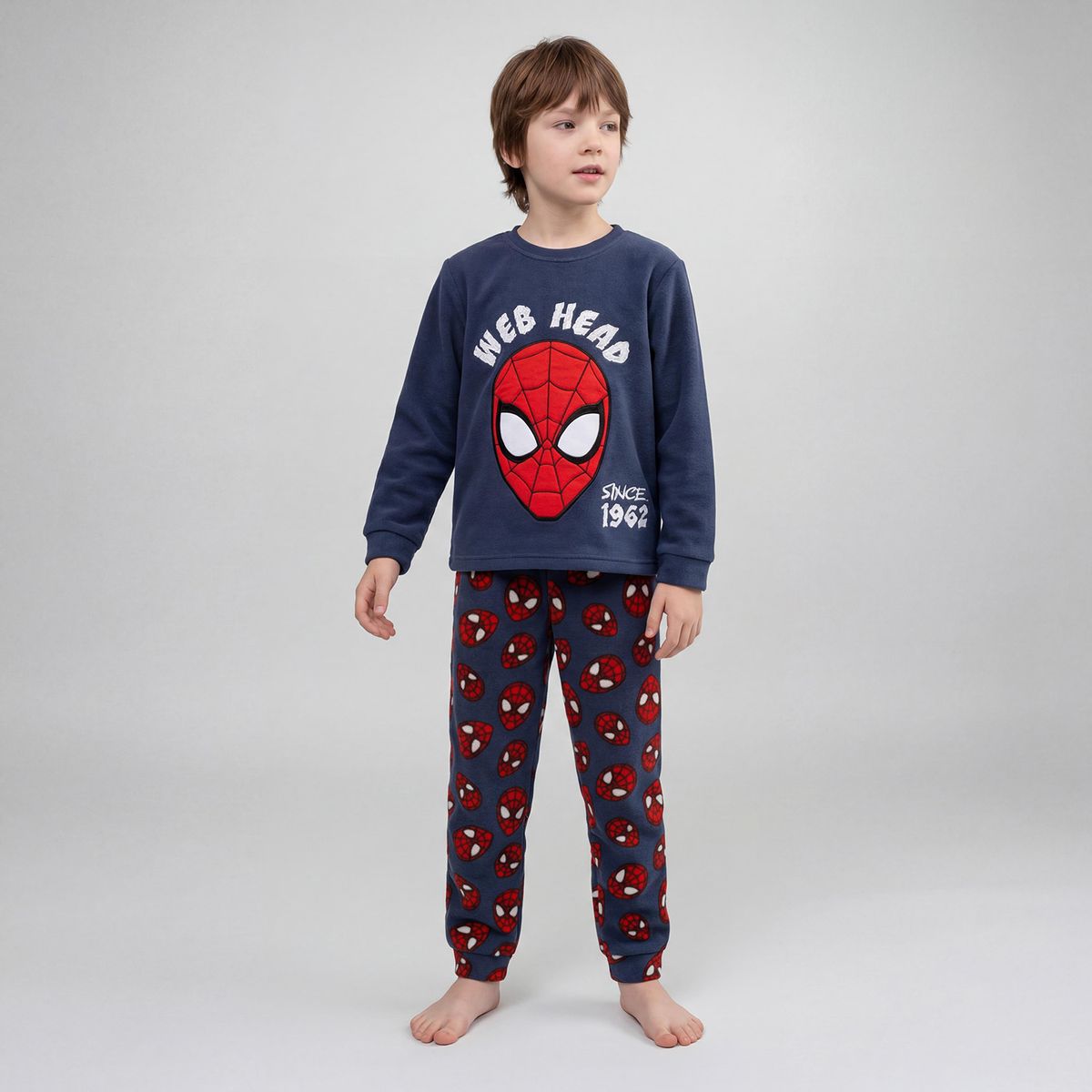 SPIDER MAN - Pijama Niño Polar 2 Piezas Spiderman