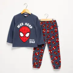 SPIDER MAN - Pijama 2 Piezas Polar Niño Spider-Man