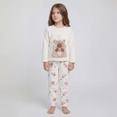 YAMP - Pijama Niña Polar 2 Piezas Capibara