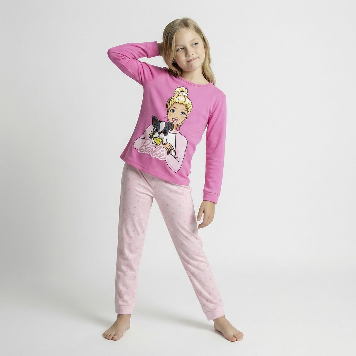 BARBIE - Pijama Niña Algodón 2 Piezas Barbie