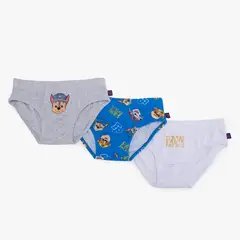PAW PATROL - Pack 3 Slips Algodón Niño