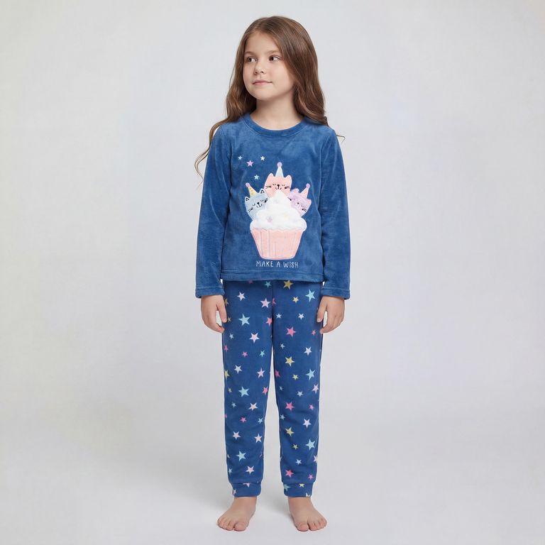 Pijama Niña Polar 2 Piezas