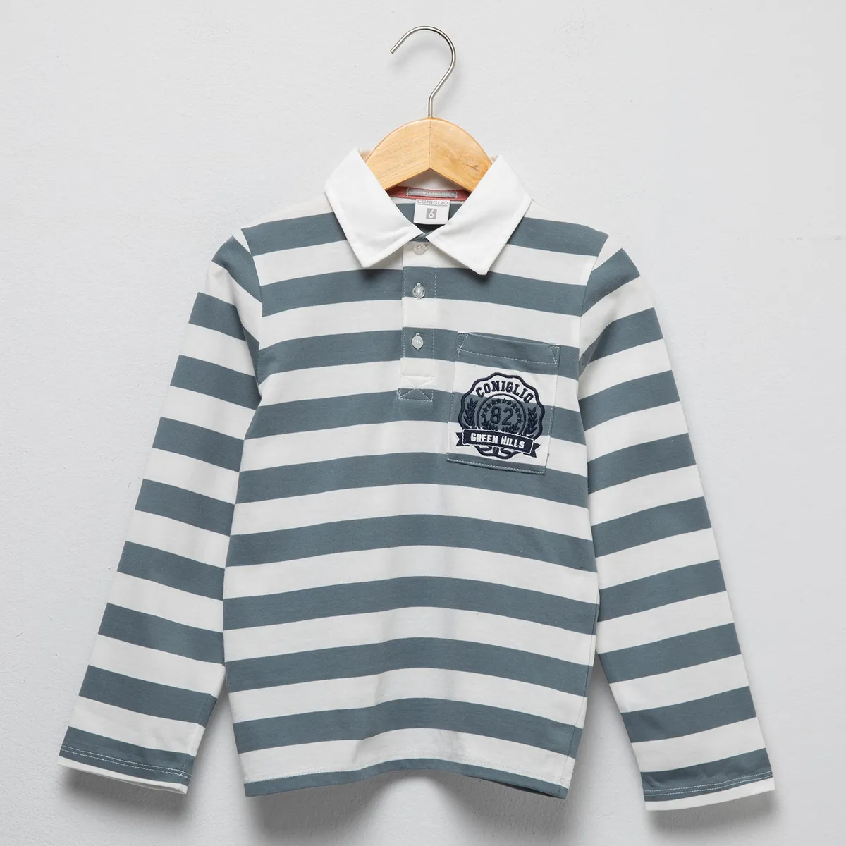 CONIGLIO - Polera Niño Manga Larga Algodón Coniglio