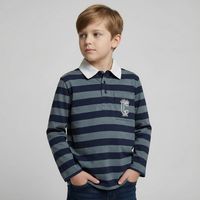 Polera Niño Manga Larga Algodón