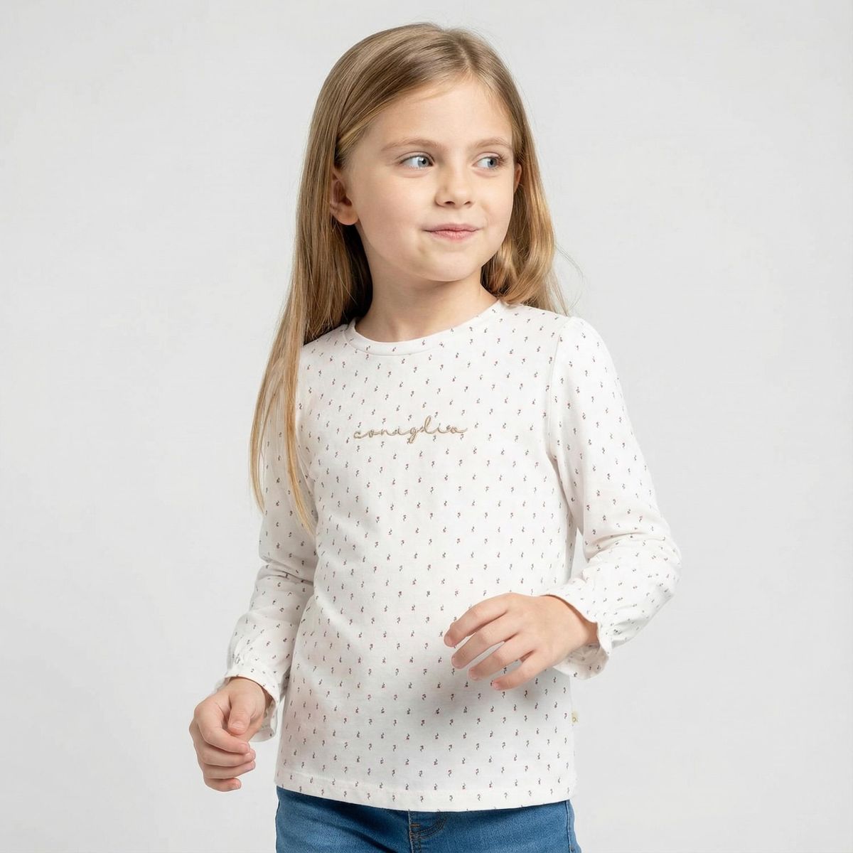 CONIGLIO - Polera Niña Algodón Coniglio