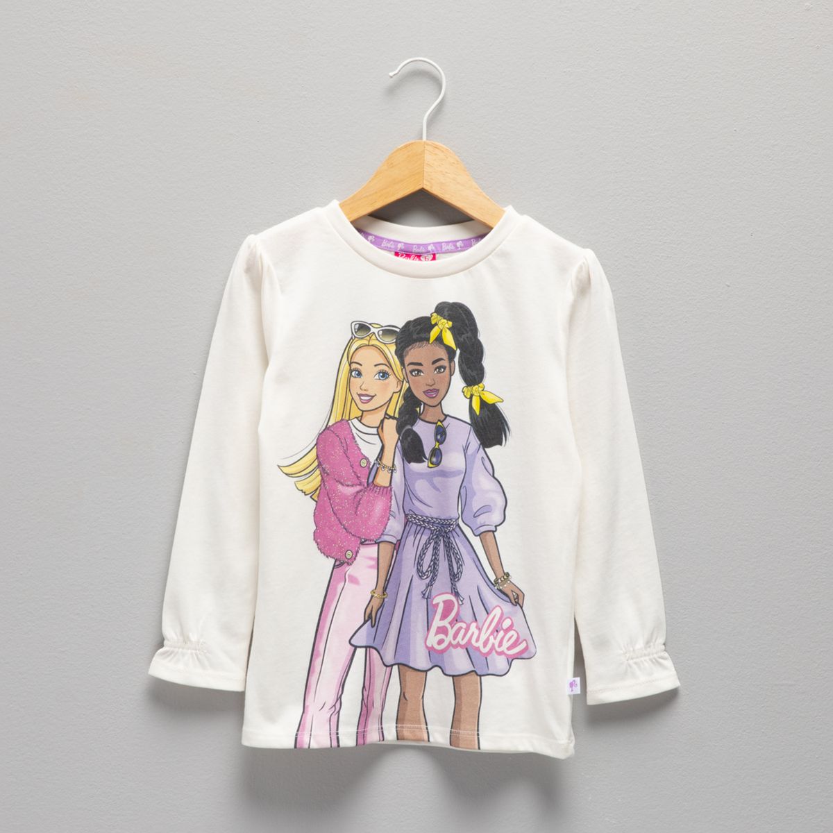 BARBIE - Pack 3 Polera Niña Algodón Barbie