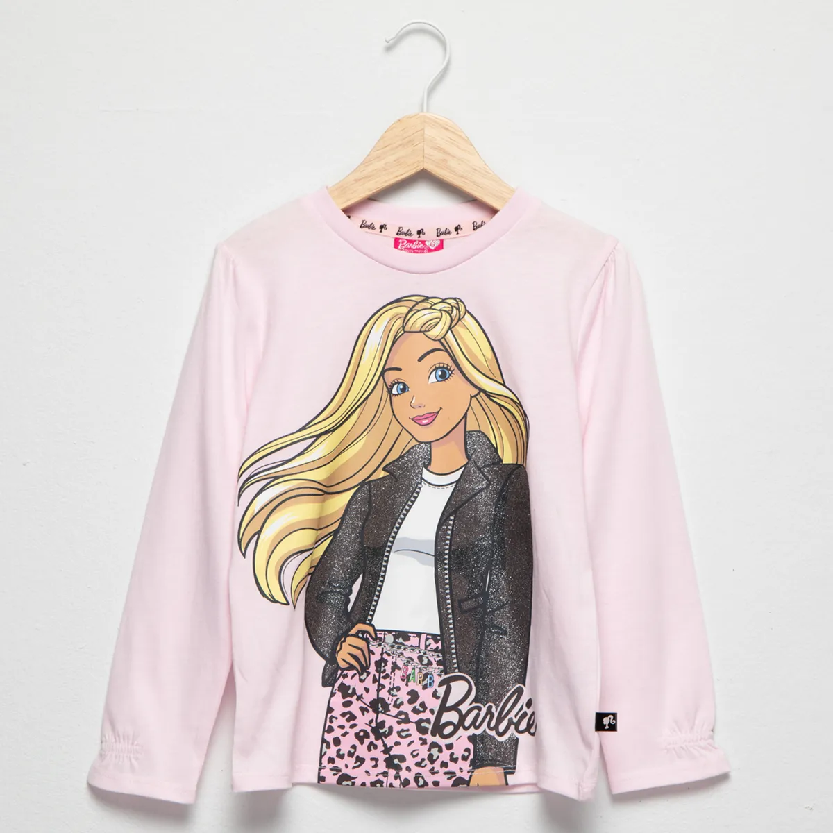 BARBIE - Polera Niña Algodón Barbie