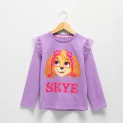 PAW PATROL - Polera Niña Algodón