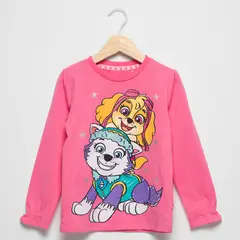 PAW PATROL - Polera Niña Algodón