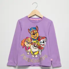 PAW PATROL - Polera Niña Algodón